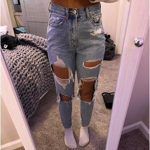 American Eagle Highest Waist Mom Jeans